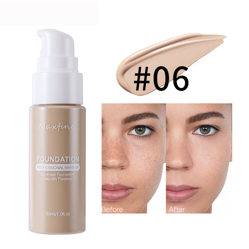 Waterproof Full Coverage Liquid Foundation – Long-Lasting, Sweat-Resistant & Natural Finish
